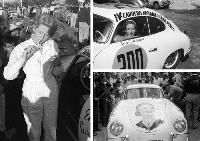 Porsche 356 Jacqueline Evans Carrera Panamericana 1953