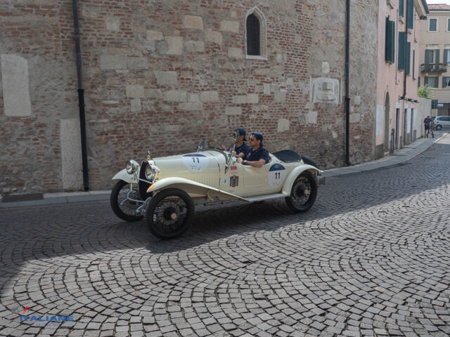 Mille Miglia 2023 Bugatti T23 Torpedo Carrozzeria Profilèe # chassis 2795 Vasiliy Lanstov Jeroen Van Ruijssevelt