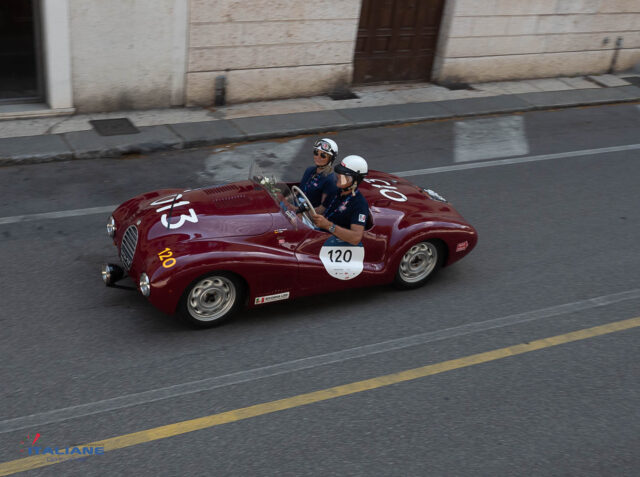 Mille Miglia 2023 Fiat 500 SPORT Zanussi Fontebasso Bernd Schwengsbier Sabine Reber