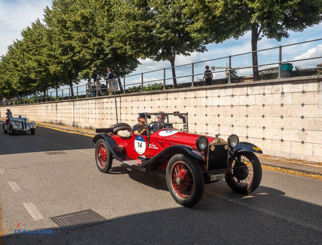 Mille Miglia 2023 Lancia Lambda CASARO 214 Spider Daniele Turrisi Filippo Sole