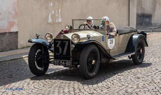 Mille Miglia 2023 Lancia lambda CASARO Type 218 Tini Verharen DIick Oskam