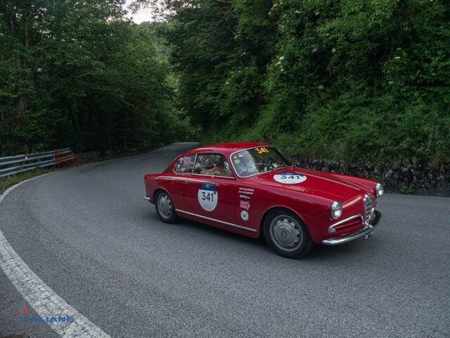 Mille Miglia 2023 Alfa Romeo Giulietta SPRINT BERTONE Joseph Calabrese-Margot Rogers Calabrese